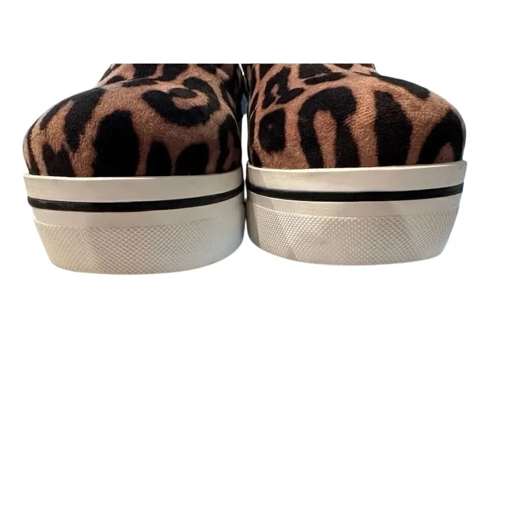 Stella McCartney Women's Leopard-Print Platform‎ Wedge Sneakers EU 40 size 10